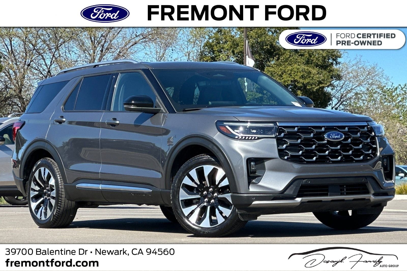 Certified 2025 Ford Explorer Platinum w/ LUX Leather Package AWD/4WD image 1