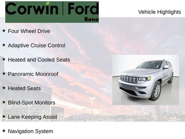 Used 2018 Jeep Grand Cherokee Summit w/ Platinum Series Group AWD/4WD image 8