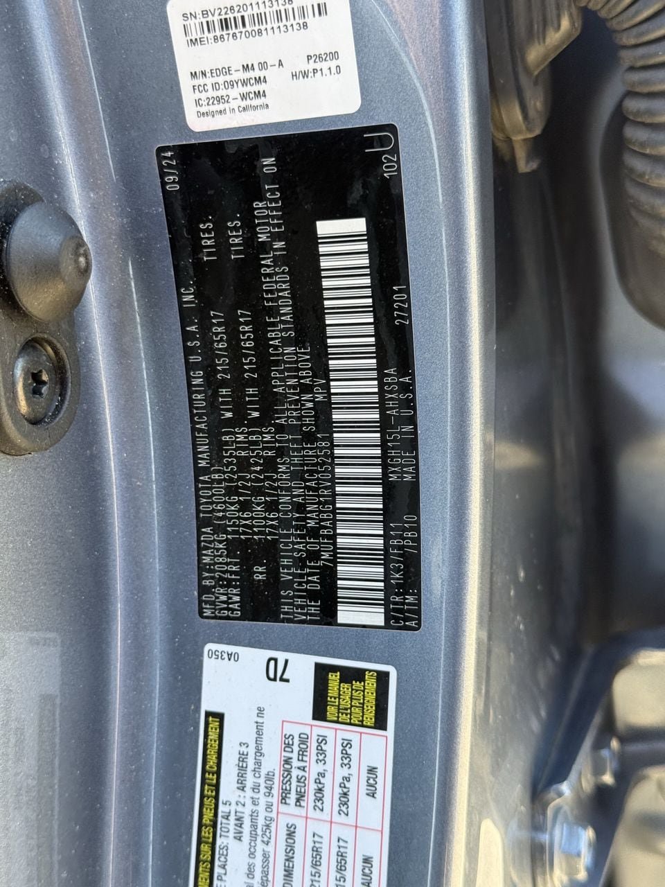 Used 2024 Toyota Corolla Cross AWD Hybrid image 29
