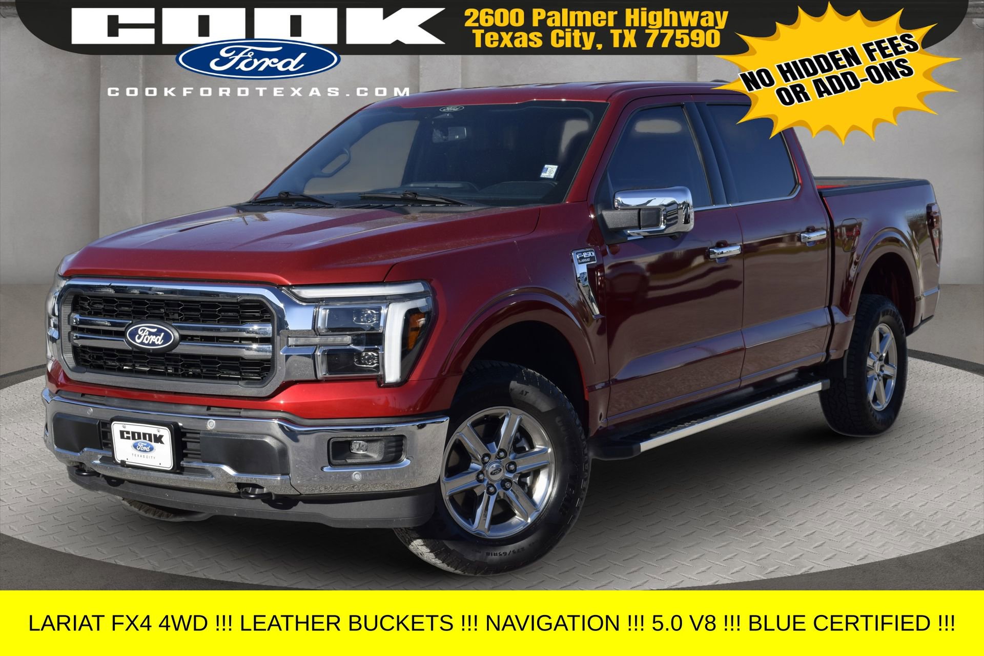Certified 2025 Ford F150 Lariat w/ FX4 Off-Road Package