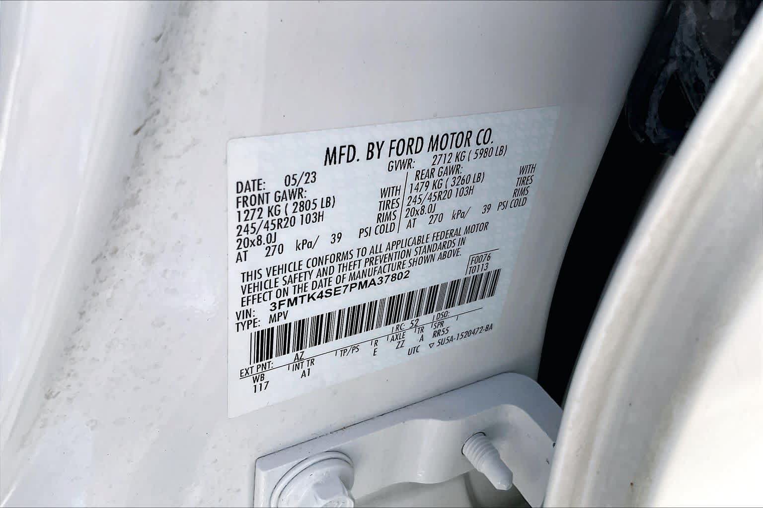 Certified 2023 Ford Mustang Mach-E GT AWD/4WD image 34