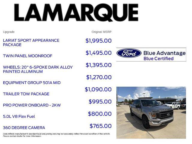 Certified 2021 Ford F150 Lariat RWD image 10