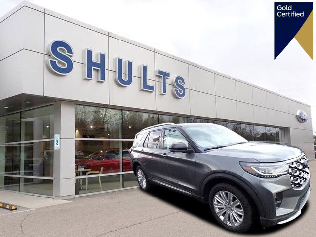 Certified 2025 Ford Explorer Platinum w/ LUX Leather Package