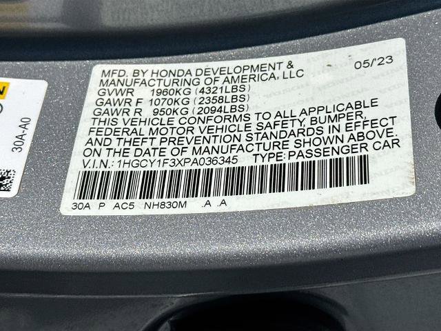 Used 2023 Honda Accord EX image 23