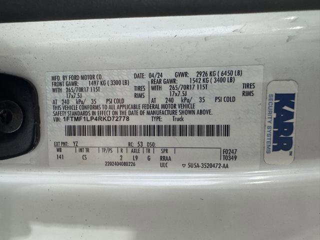 Certified 2024 Ford F150 XL AWD/4WD image 24