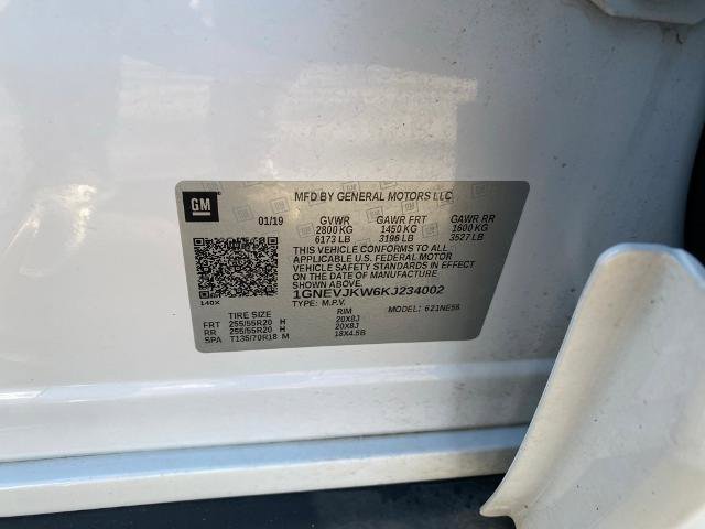 Used 2019 Chevrolet Traverse High Country w/ LPO, Floor Liner Package image 16