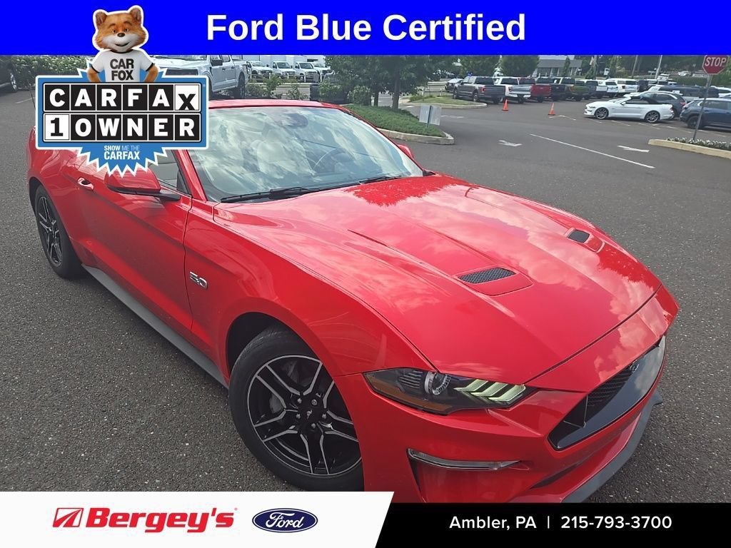 Certified 2019 Ford Mustang GT Premium w/ Ford Safe & Smart Package RWD image 3