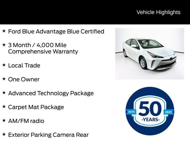 Used 2019 Toyota Prius XLE w/ Advanced Technology Package AWD/4WD image 6