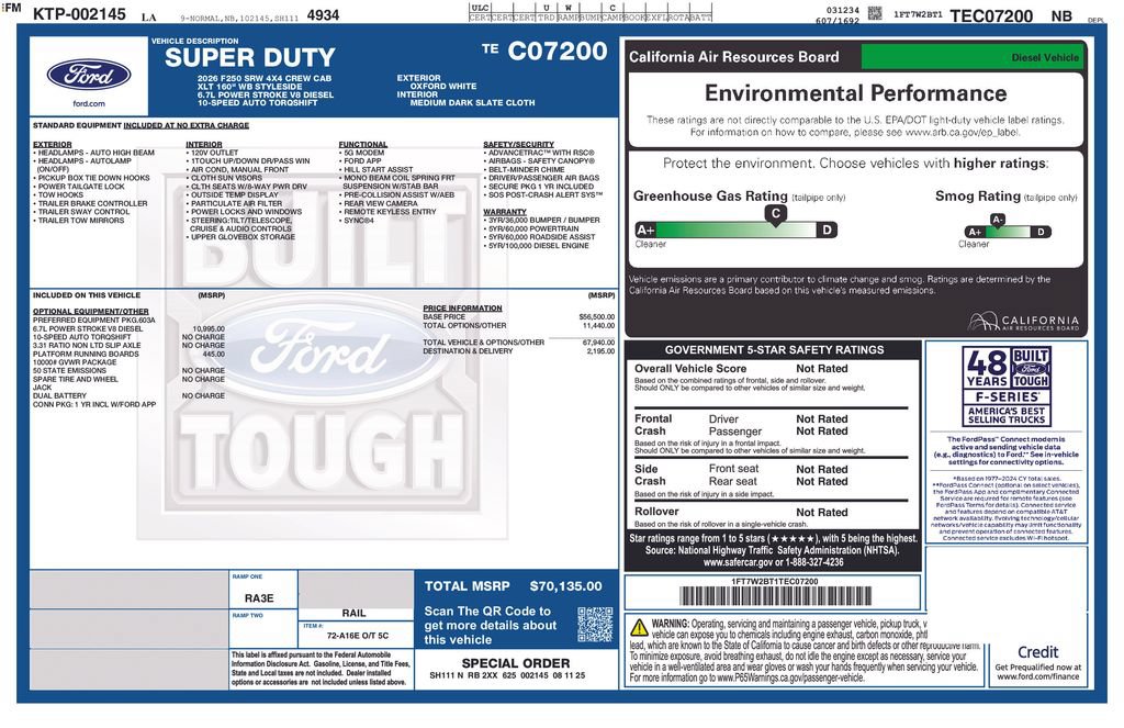 Certified 2026 Ford F250 XLT AWD/4WD image 34