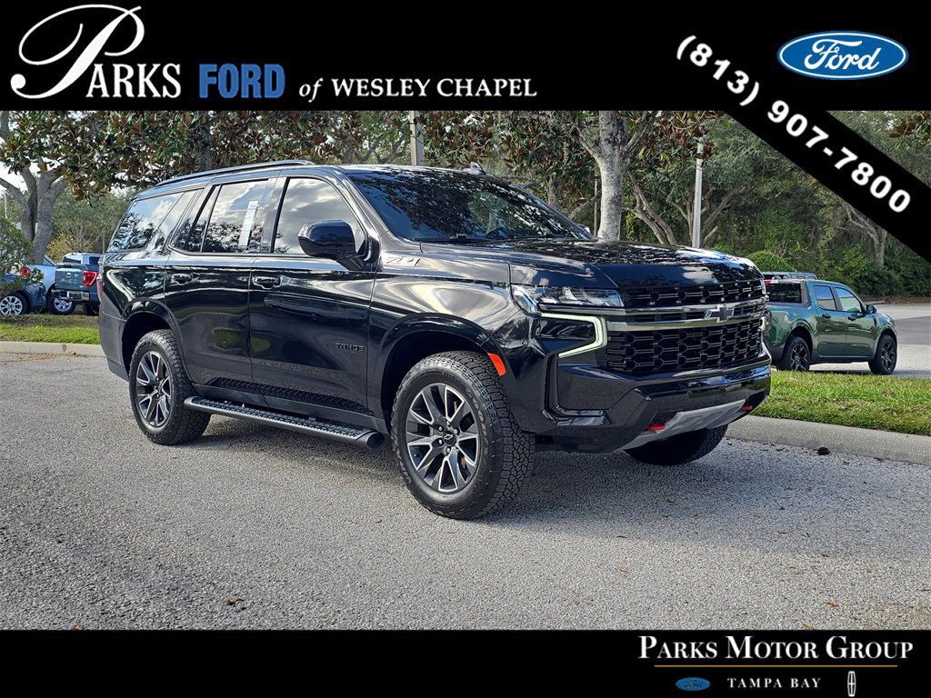 Used 2021 Chevrolet Tahoe Z71 w/ Rear Media and Nav Package image 1
