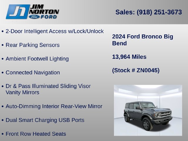 Certified 2024 Ford Bronco Big Bend AWD/4WD image 31
