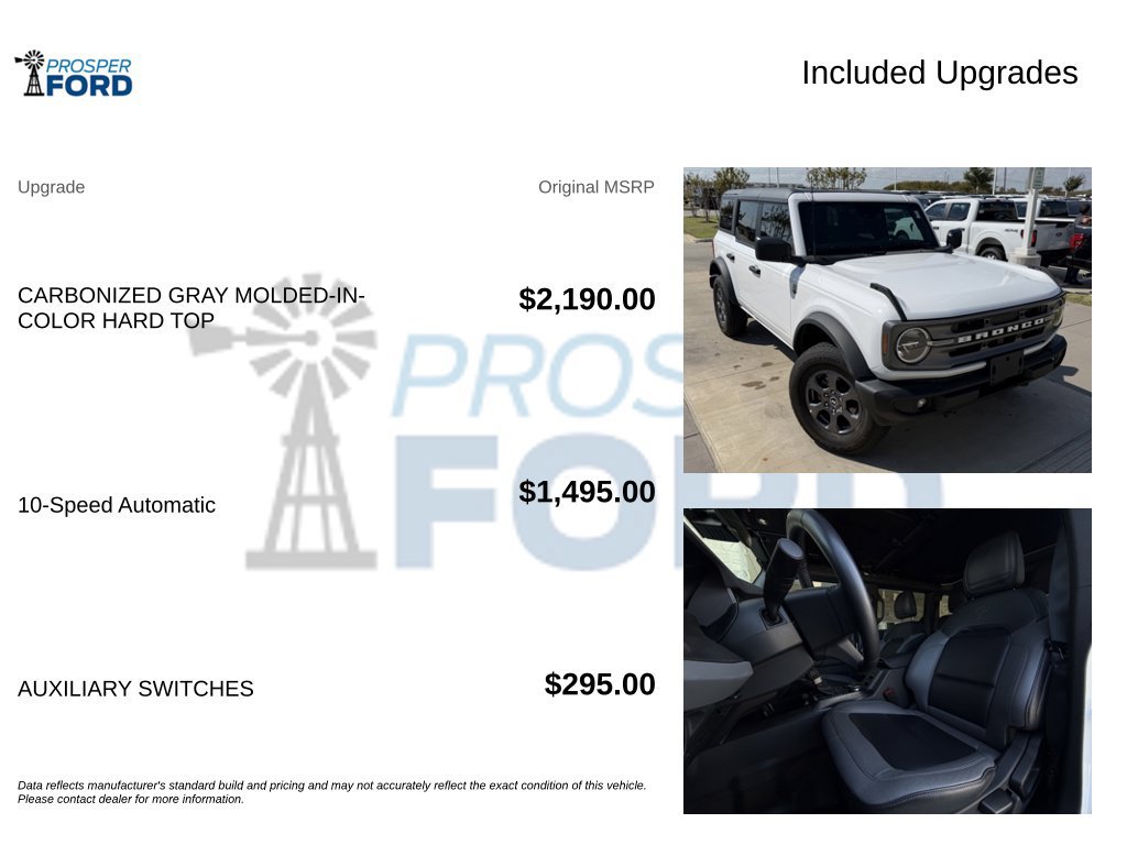 Certified 2024 Ford Bronco Big Bend AWD/4WD image 3