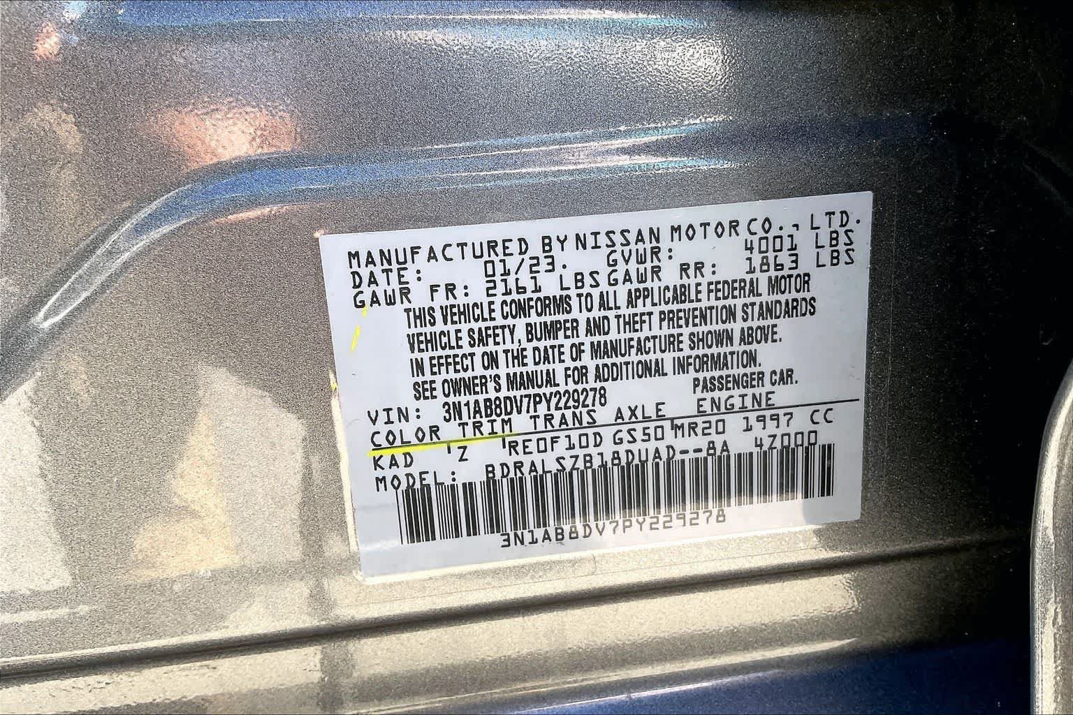 Used 2023 Nissan Sentra SR w/ SR Premium Package FWD image 20