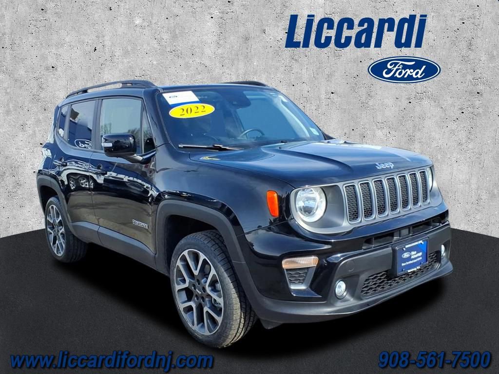 Used 2022 Jeep Renegade Limited w/ Sun, Sound & Wheels Group image 1