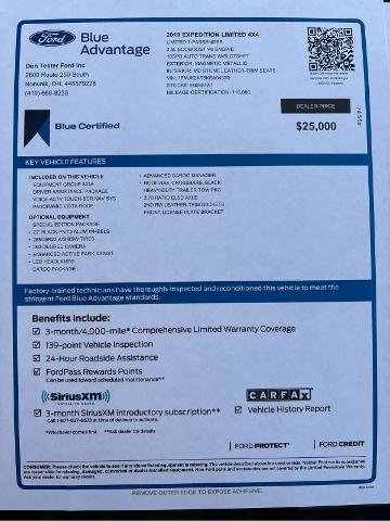 Certified 2019 Ford Expedition Max Limited w/ Special Edition Package AWD/4WD image 30