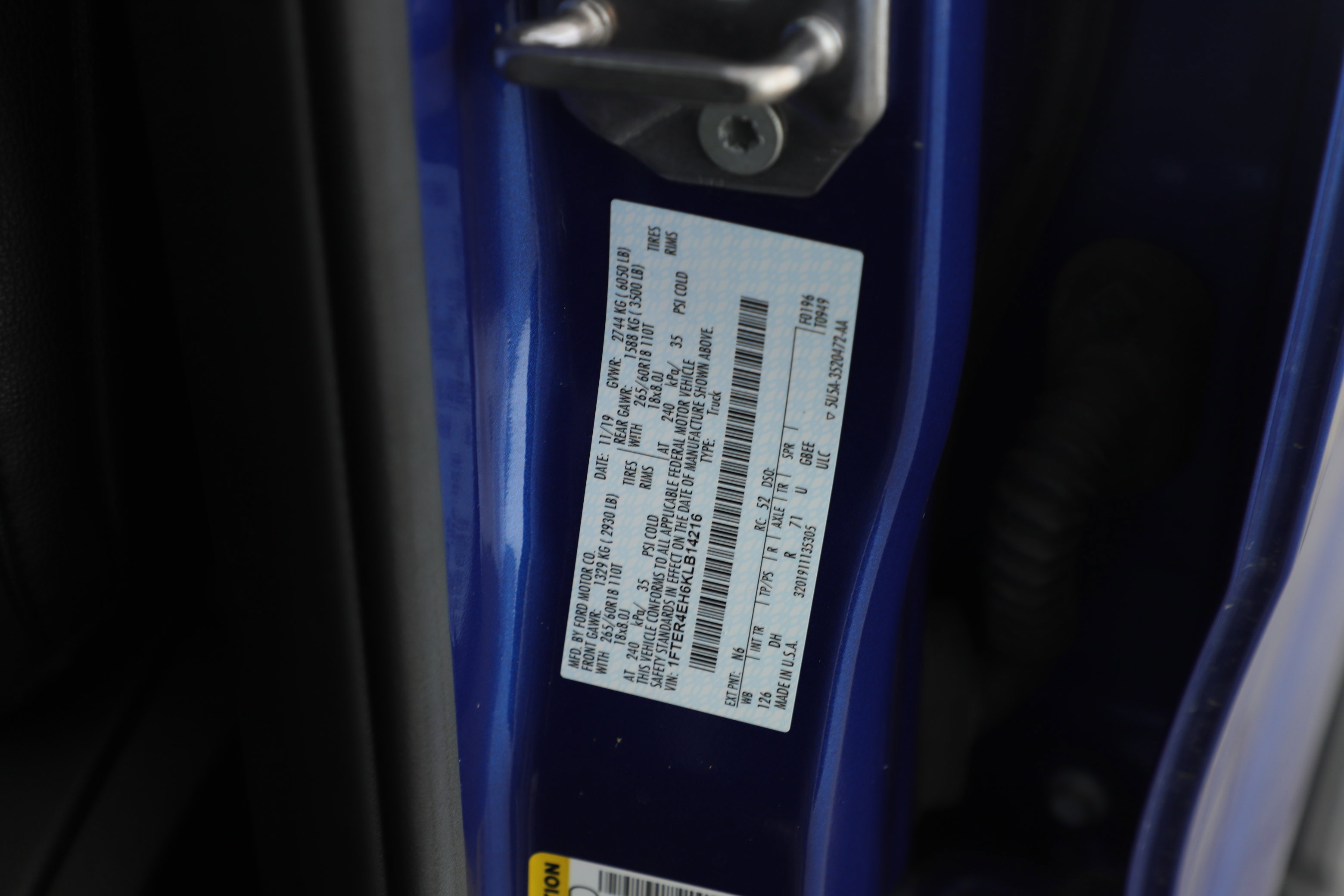 Certified 2019 Ford Ranger Lariat w/ Equipment Group 501A Mid image 8