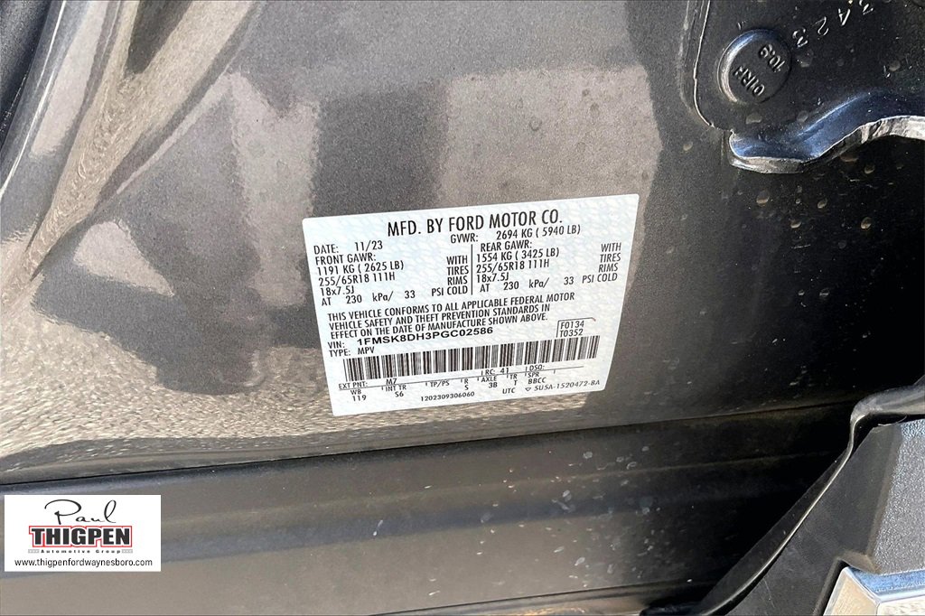 Certified 2023 Ford Explorer XLT w/ Equipment Group 202A image 35