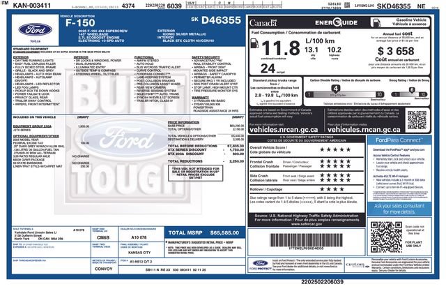 Certified 2025 Ford F150 STX w/ Equipment Group 200A Standard AWD/4WD image 33