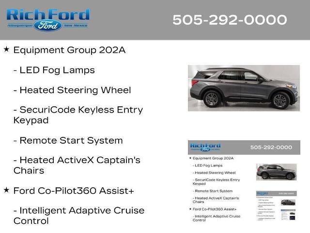 Certified 2024 Ford Explorer XLT w/ Equipment Group 202A RWD image 29