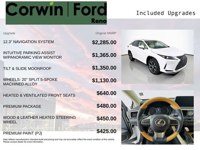 Used 2021 Lexus RX 350 FWD w/ Premium Package image 10