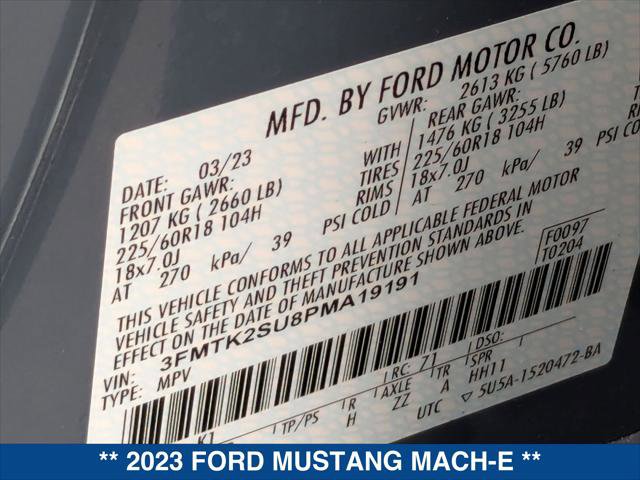 Certified 2023 Ford Mustang Mach-E California Route 1 AWD/4WD image 24