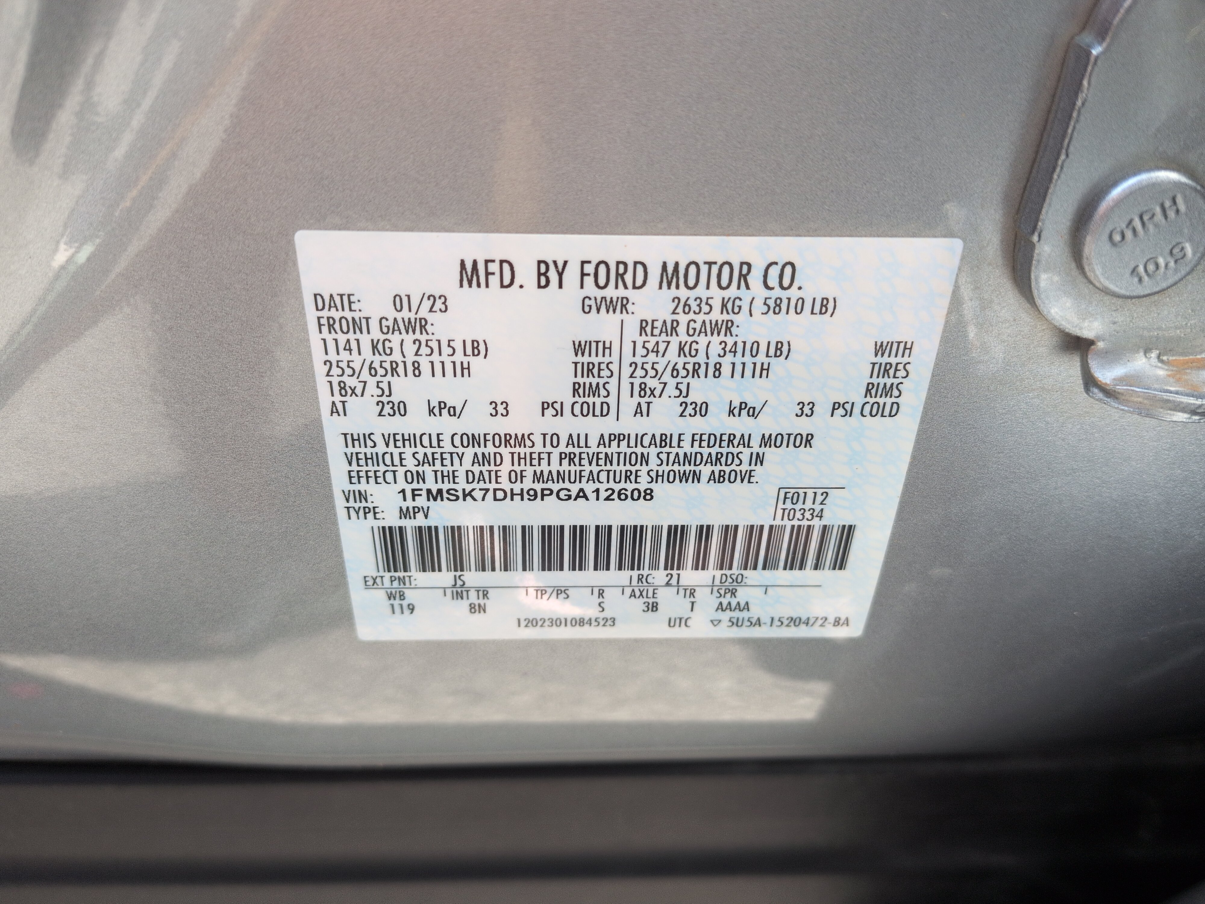 Certified 2023 Ford Explorer XLT RWD image 27