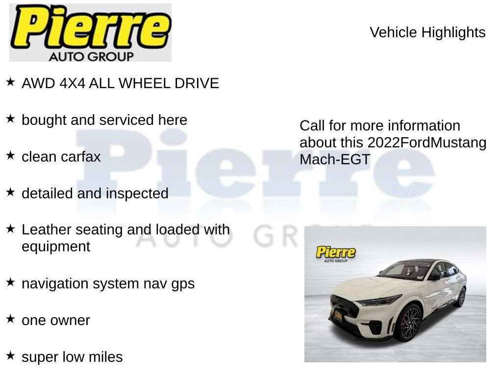 Certified 2022 Ford Mustang Mach-E GT w/ GT Performance Edition AWD/4WD image 7