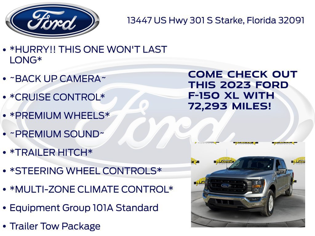 Certified 2023 Ford F150 XL w/ Trailer Tow Package AWD/4WD image 12