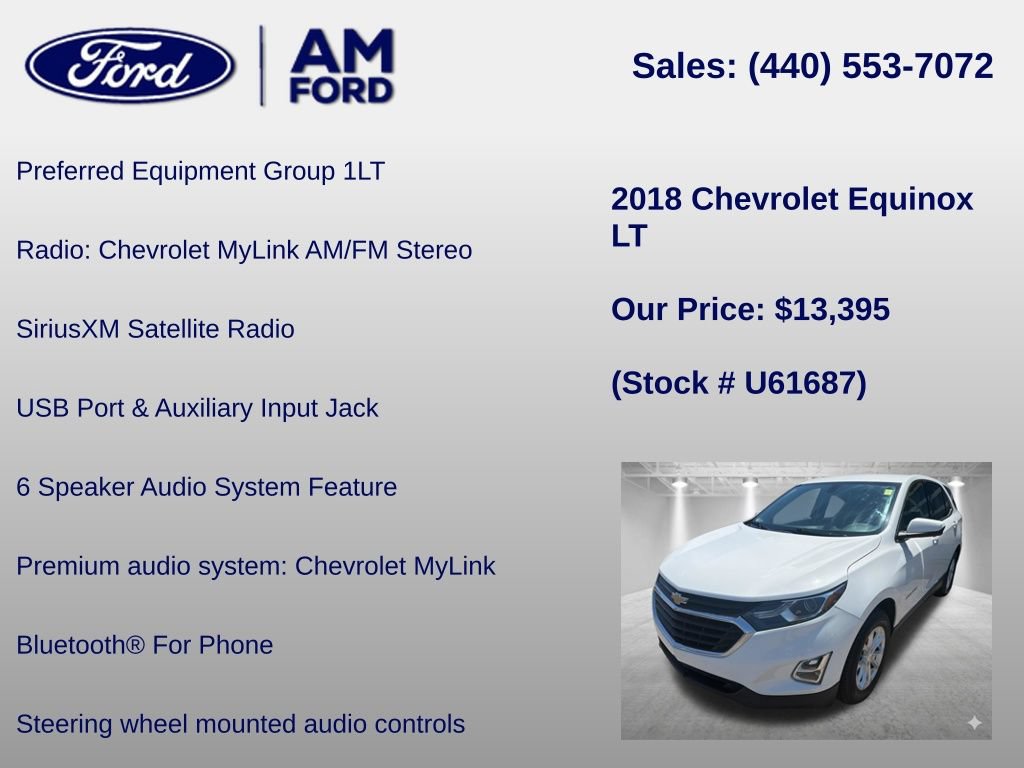 Used 2018 Chevrolet Equinox LT AWD/4WD image 6
