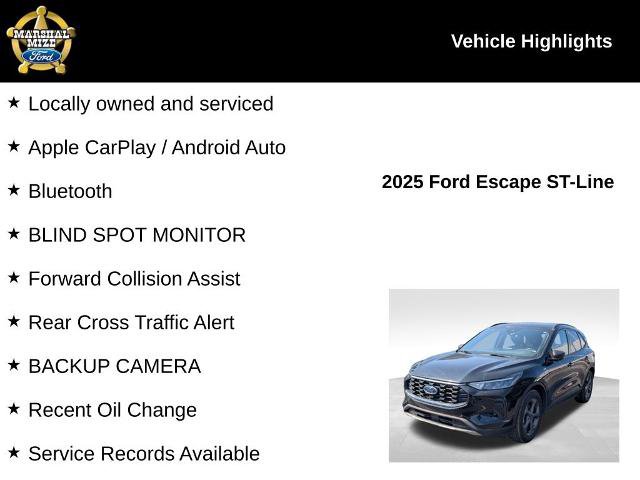 Certified 2025 Ford Escape ST-Line FWD image 2