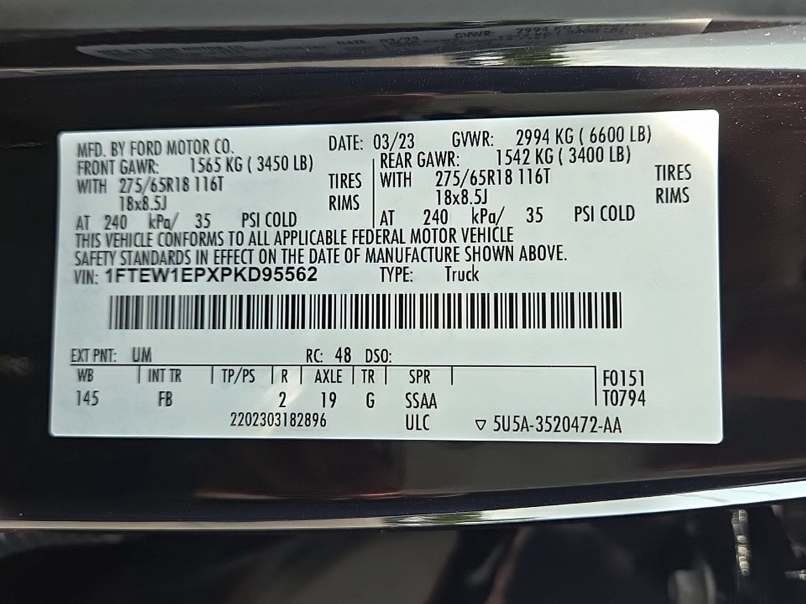 Certified 2023 Ford F150 XLT w/ Equipment Group 302A High AWD/4WD image 24