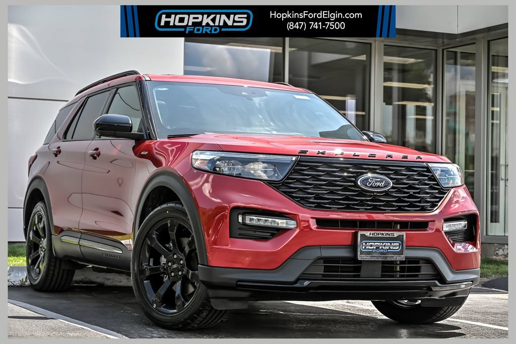 Certified 2023 Ford Explorer ST-Line w/ Class IV Trailer Tow Package