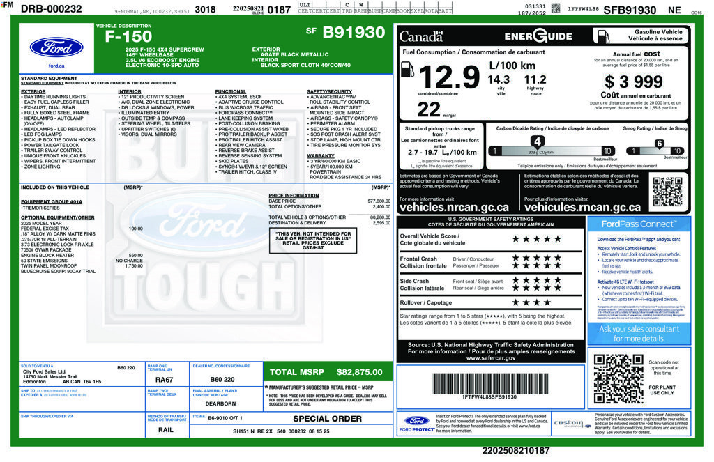 Certified 2025 Ford F150 Tremor AWD/4WD image 25