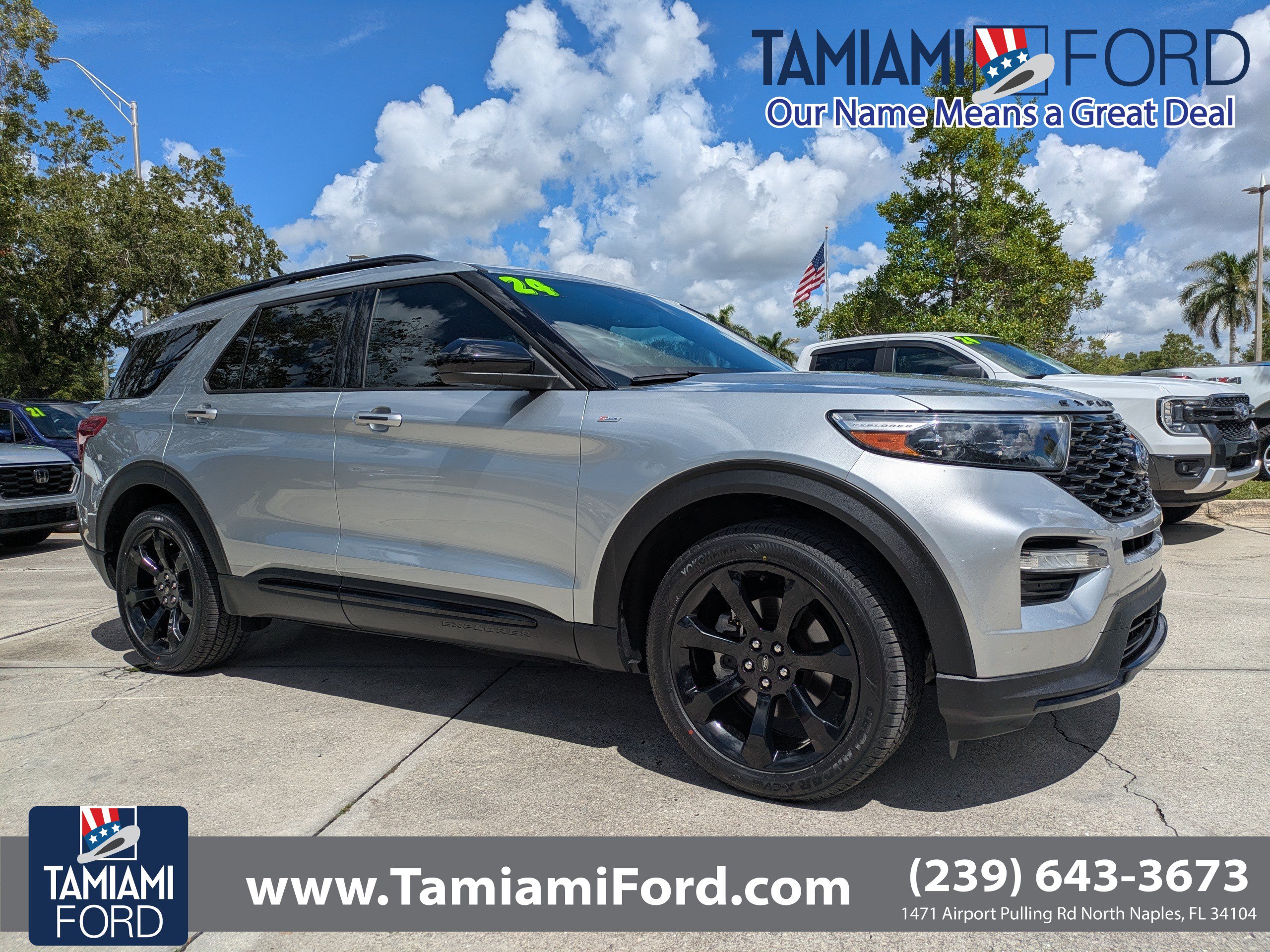 Certified 2024 Ford Explorer ST-Line w/ Class IV Trailer Tow Package