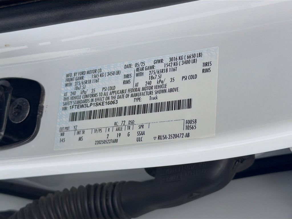 Certified 2025 Ford F150 XLT w/ Equipment Group 301A Standard AWD/4WD image 30