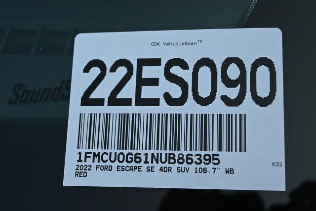 Certified 2022 Ford Escape SE w/ Cold Weather Package FWD image 38
