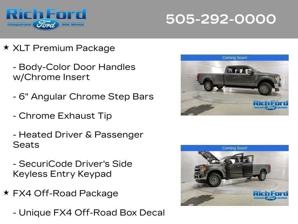 Certified 2021 Ford F250 XLT w/ XLT Premium Package AWD/4WD image 30