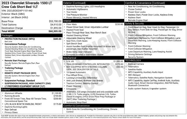 Used 2023 Chevrolet Silverado 1500 LT AWD/4WD image 3