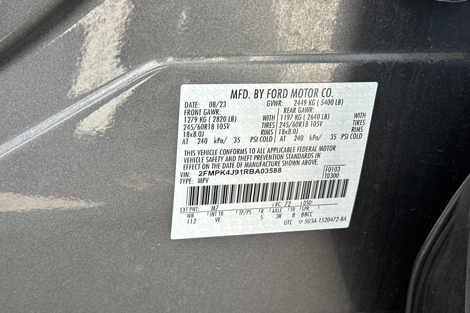 Certified 2024 Ford Edge SEL w/ Convenience Package AWD/4WD image 32