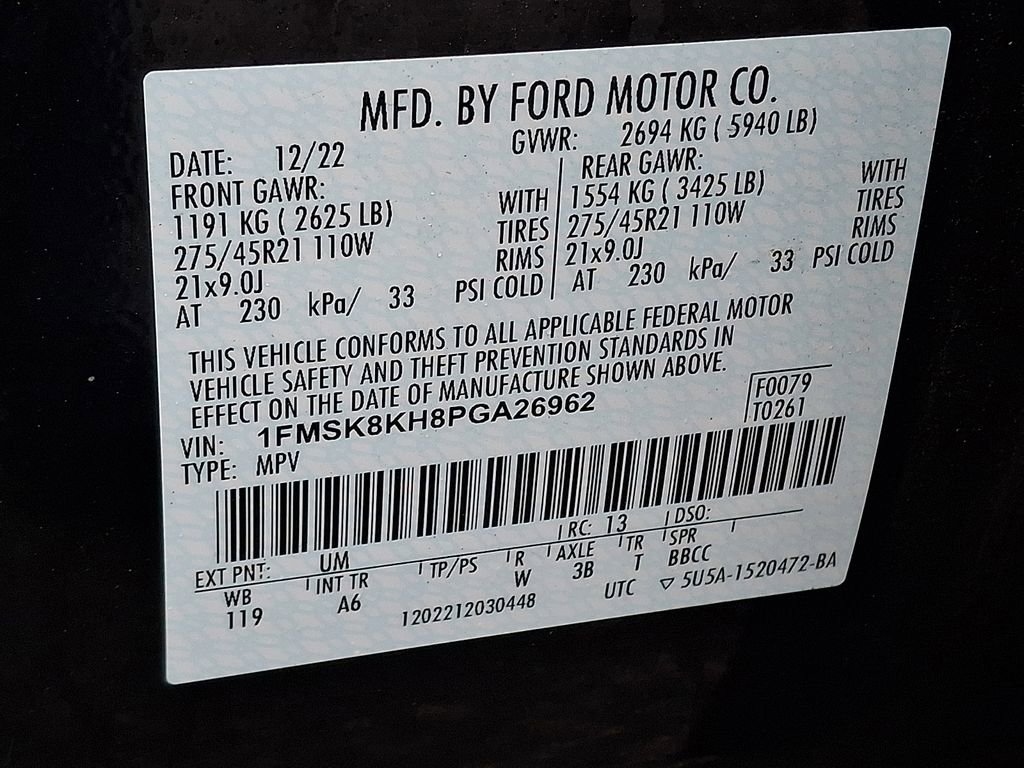 Certified 2023 Ford Explorer ST-Line image 28