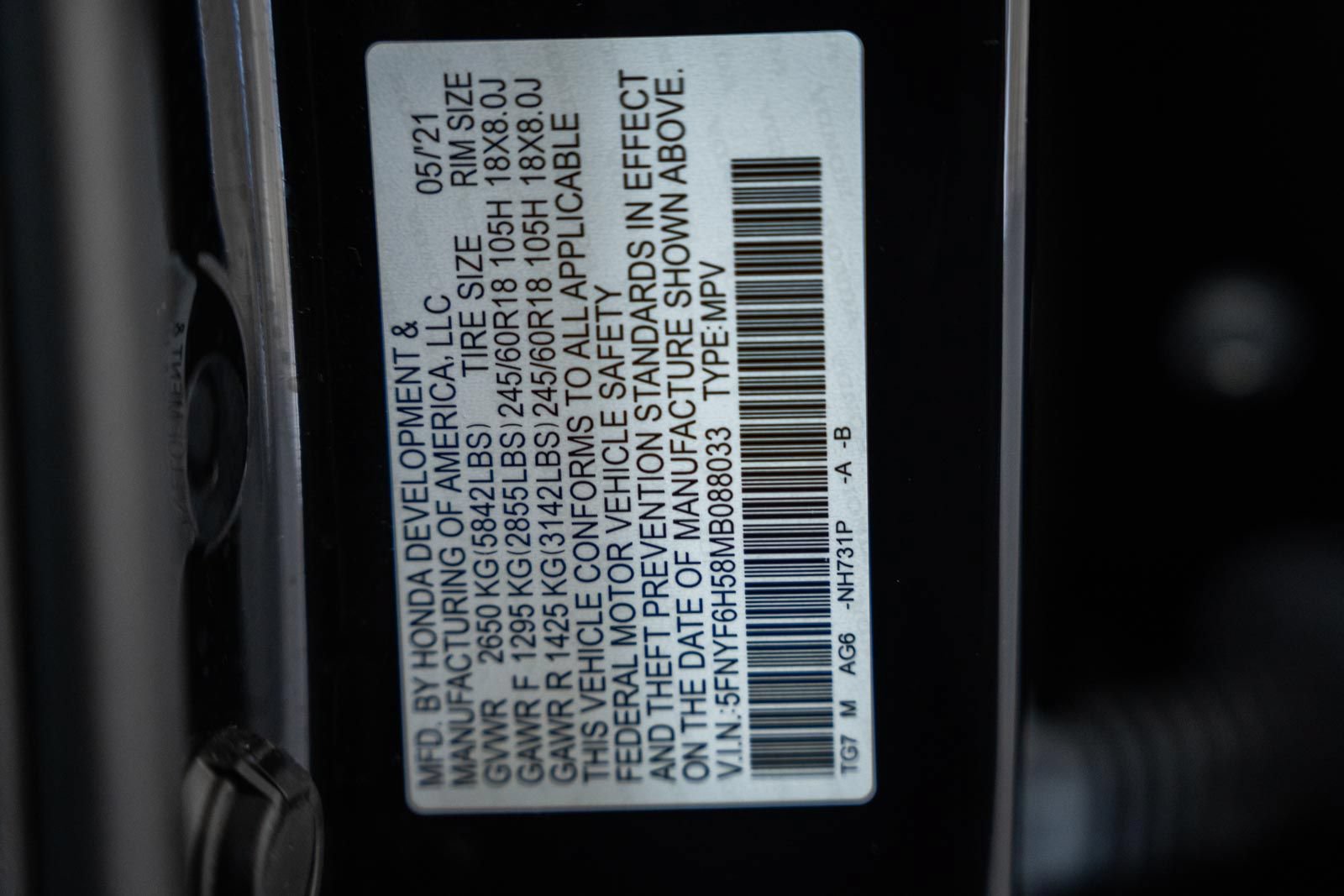 Used 2021 Honda Pilot EX-L image 47