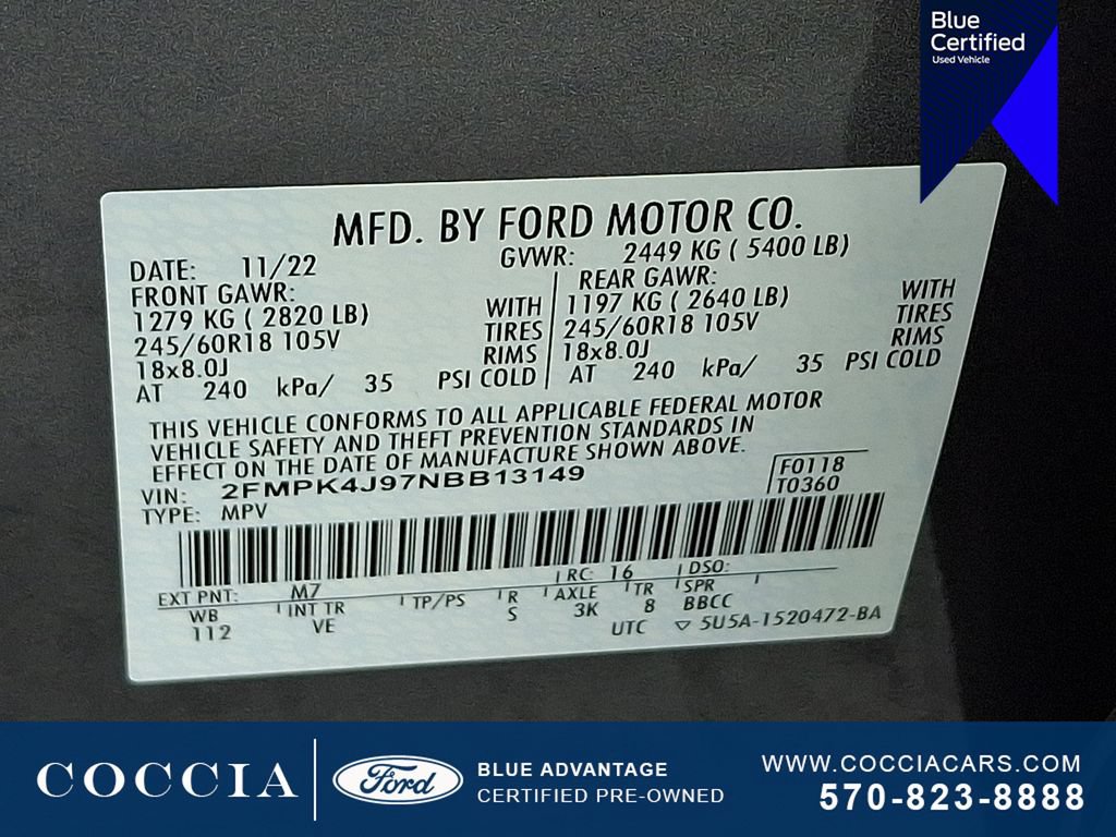 Certified 2022 Ford Edge SEL w/ Convenience Package AWD/4WD image 26