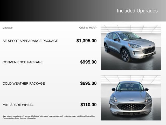 Certified 2022 Ford Escape SE w/ SE Sport Appearance Package AWD/4WD image 6
