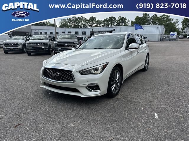 Used 2023 INFINITI Q50 Luxe w/ Cargo Package AWD/4WD video 1