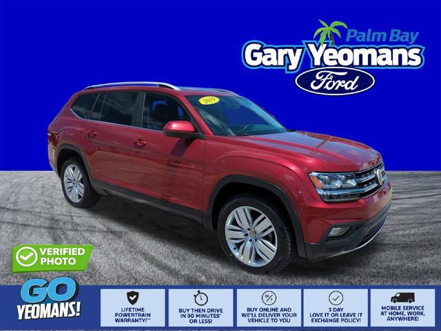 Used 2019 Volkswagen Atlas SE w/ Panoramic Sunroof Package FWD image 1