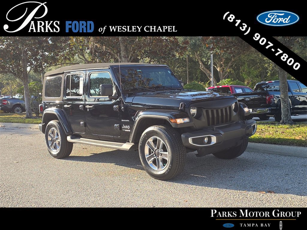 Used 2021 Jeep Wrangler Unlimited Sahara image 1