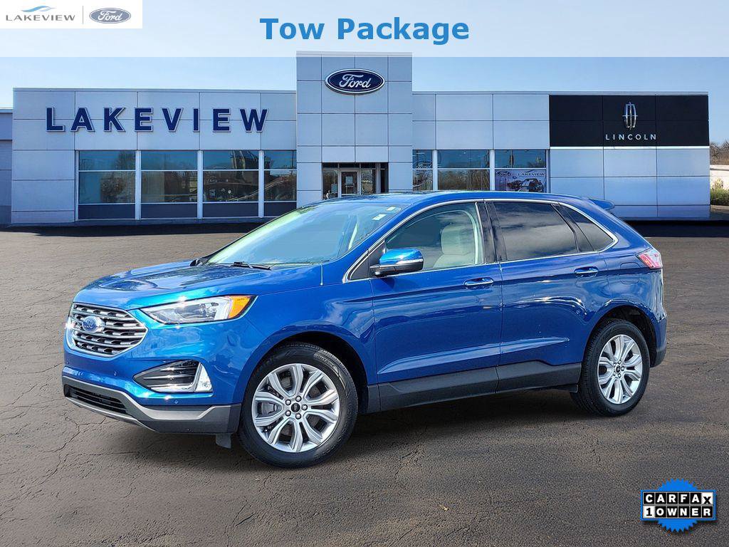 Certified 2023 Ford Edge Titanium w/ Class II Trailer Tow Package