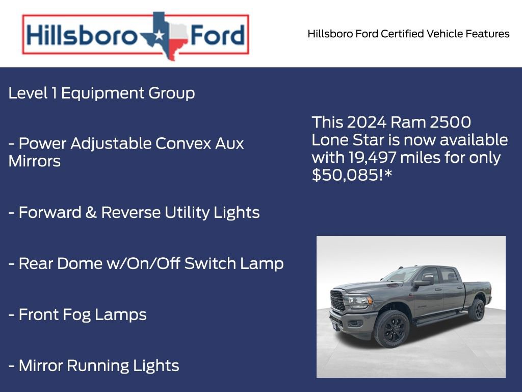 Used 2024 RAM 2500 Lone Star w/ Night Edition AWD/4WD image 17