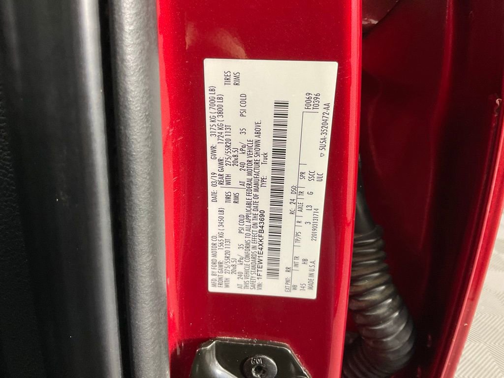 Certified 2019 Ford F150 Lariat w/ Equipment Group 502A Luxury AWD/4WD image 27