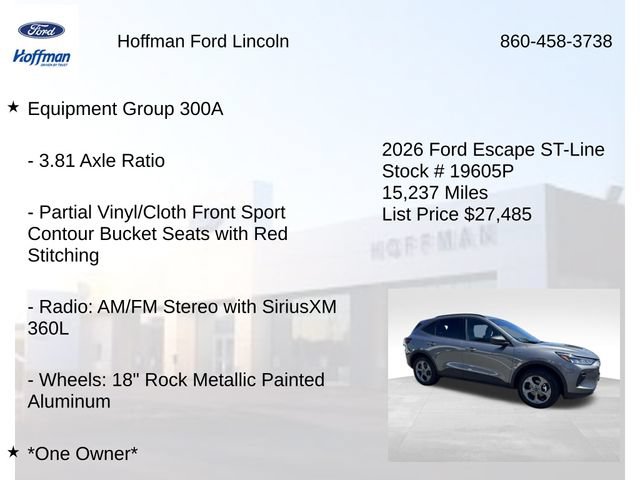 Certified 2026 Ford Escape ST-Line AWD/4WD image 6